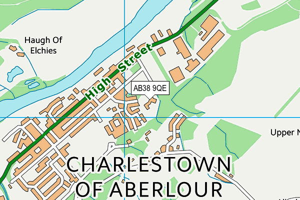 AB38 9QE map - OS VectorMap District (Ordnance Survey) AB38 9QE map - OS VectorMap District (Ordnance Survey)