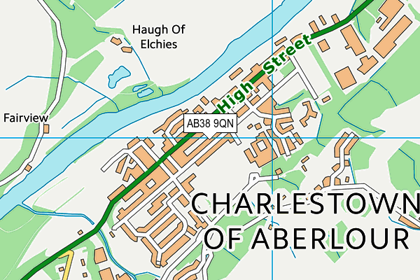AB38 9QN map - OS VectorMap District (Ordnance Survey) AB38 9QN map - OS VectorMap District (Ordnance Survey)