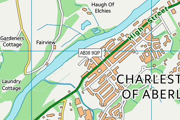 AB38 9QP map - OS VectorMap District (Ordnance Survey) AB38 9QP map - OS VectorMap District (Ordnance Survey)
