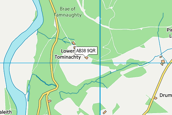 AB38 9QR map - OS VectorMap District (Ordnance Survey) AB38 9QR map - OS VectorMap District (Ordnance Survey)