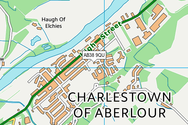 AB38 9QU map - OS VectorMap District (Ordnance Survey) AB38 9QU map - OS VectorMap District (Ordnance Survey)