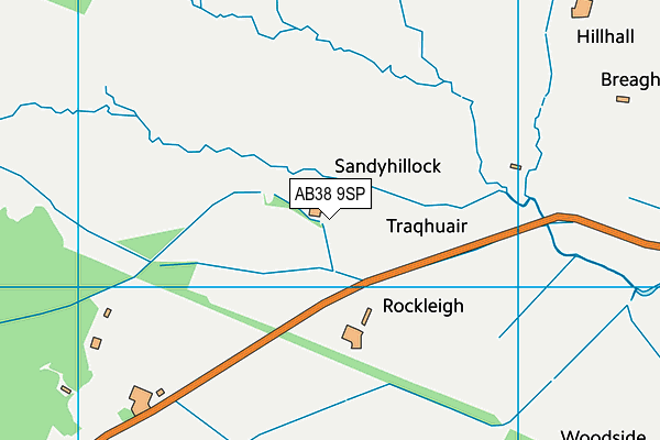 AB38 9SP map - OS VectorMap District (Ordnance Survey) AB38 9SP map - OS VectorMap District (Ordnance Survey)