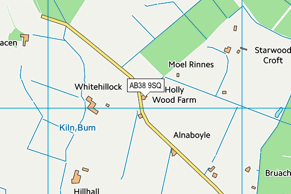 AB38 9SQ map - OS VectorMap District (Ordnance Survey) AB38 9SQ map - OS VectorMap District (Ordnance Survey)