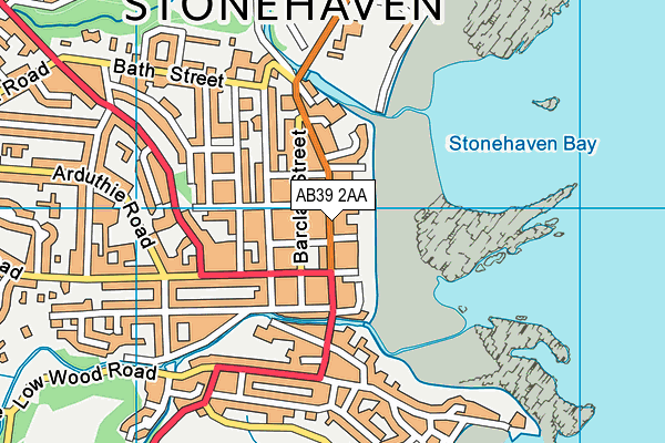 AB39 2AA map - OS VectorMap District (Ordnance Survey) AB39 2AA map - OS VectorMap District (Ordnance Survey)