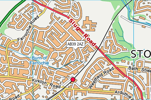 AB39 2AZ map - OS VectorMap District (Ordnance Survey) AB39 2AZ map - OS VectorMap District (Ordnance Survey)