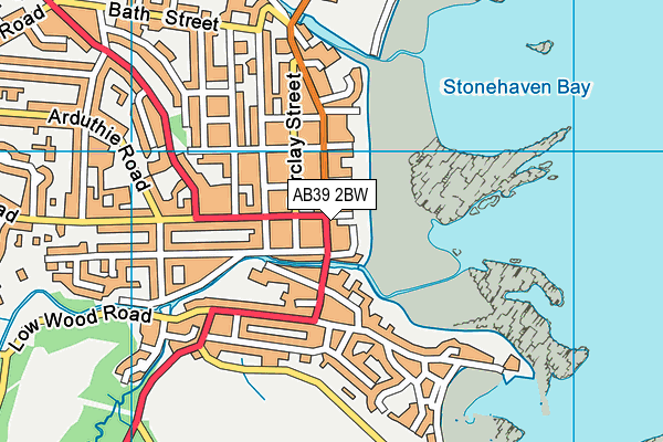 AB39 2BW map - OS VectorMap District (Ordnance Survey) AB39 2BW map - OS VectorMap District (Ordnance Survey)