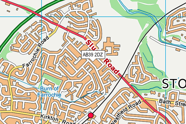 AB39 2DZ map - OS VectorMap District (Ordnance Survey) AB39 2DZ map - OS VectorMap District (Ordnance Survey)