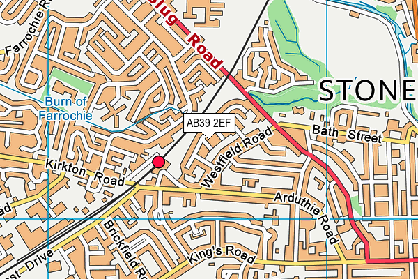 AB39 2EF map - OS VectorMap District (Ordnance Survey) AB39 2EF map - OS VectorMap District (Ordnance Survey)
