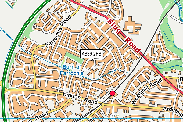 AB39 2FB map - OS VectorMap District (Ordnance Survey) AB39 2FB map - OS VectorMap District (Ordnance Survey)
