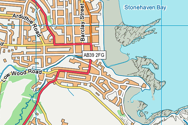 AB39 2FG map - OS VectorMap District (Ordnance Survey) AB39 2FG map - OS VectorMap District (Ordnance Survey)