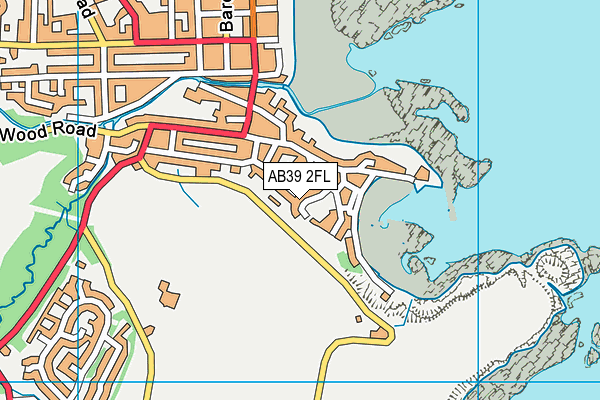 AB39 2FL map - OS VectorMap District (Ordnance Survey) AB39 2FL map - OS VectorMap District (Ordnance Survey)