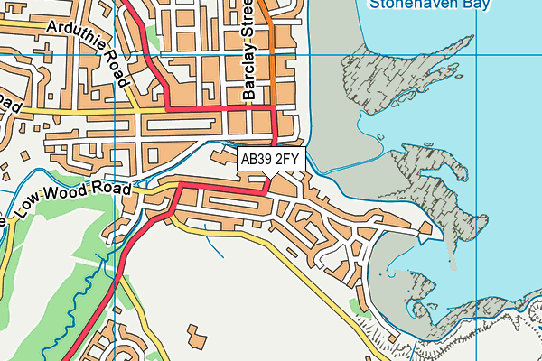 AB39 2FY map - OS VectorMap District (Ordnance Survey) AB39 2FY map - OS VectorMap District (Ordnance Survey)