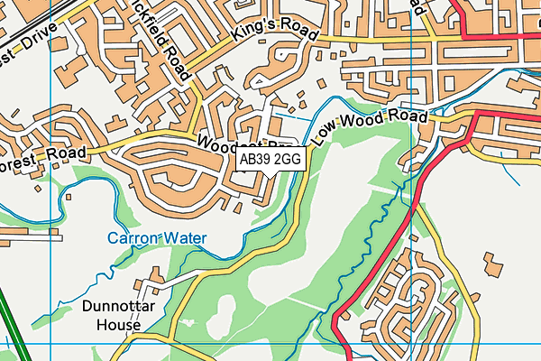 AB39 2GG map - OS VectorMap District (Ordnance Survey) AB39 2GG map - OS VectorMap District (Ordnance Survey)
