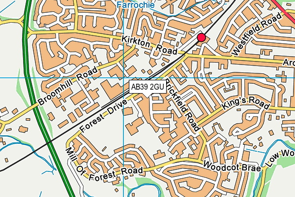 AB39 2GU map - OS VectorMap District (Ordnance Survey) AB39 2GU map - OS VectorMap District (Ordnance Survey)