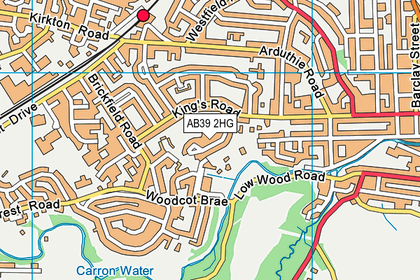 AB39 2HG map - OS VectorMap District (Ordnance Survey) AB39 2HG map - OS VectorMap District (Ordnance Survey)