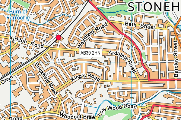 AB39 2HN map - OS VectorMap District (Ordnance Survey) AB39 2HN map - OS VectorMap District (Ordnance Survey)