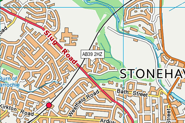 AB39 2HZ map - OS VectorMap District (Ordnance Survey) AB39 2HZ map - OS VectorMap District (Ordnance Survey)