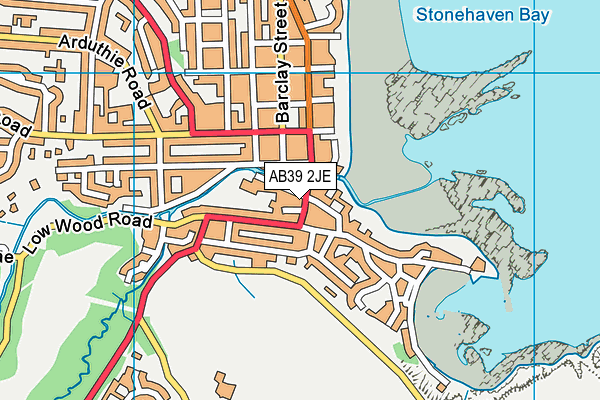 AB39 2JE map - OS VectorMap District (Ordnance Survey) AB39 2JE map - OS VectorMap District (Ordnance Survey)