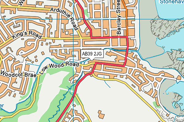 AB39 2JG map - OS VectorMap District (Ordnance Survey) AB39 2JG map - OS VectorMap District (Ordnance Survey)