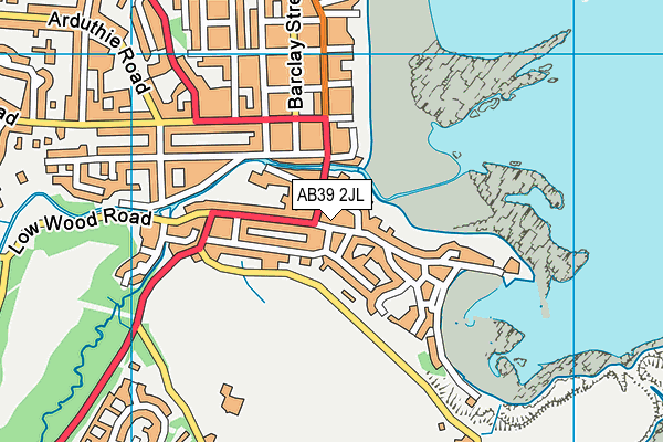 AB39 2JL map - OS VectorMap District (Ordnance Survey) AB39 2JL map - OS VectorMap District (Ordnance Survey)