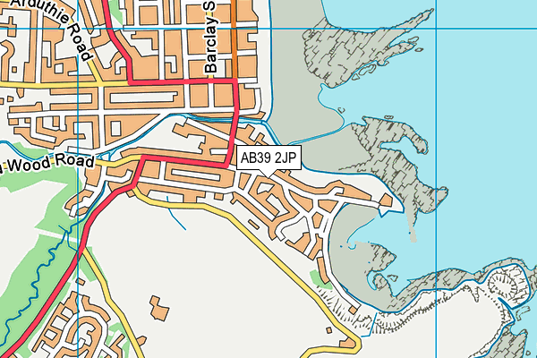 AB39 2JP map - OS VectorMap District (Ordnance Survey) AB39 2JP map - OS VectorMap District (Ordnance Survey)