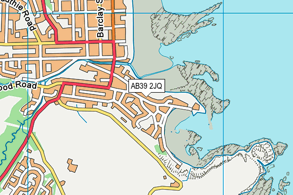 AB39 2JQ map - OS VectorMap District (Ordnance Survey) AB39 2JQ map - OS VectorMap District (Ordnance Survey)