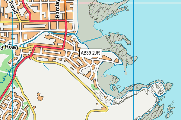 AB39 2JR map - OS VectorMap District (Ordnance Survey) AB39 2JR map - OS VectorMap District (Ordnance Survey)