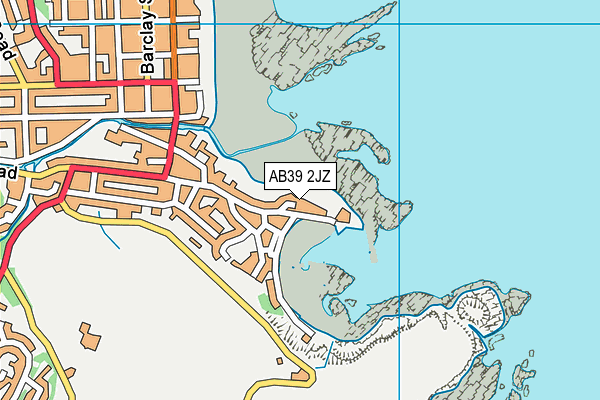 AB39 2JZ map - OS VectorMap District (Ordnance Survey) AB39 2JZ map - OS VectorMap District (Ordnance Survey)