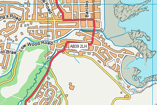 AB39 2LH map - OS VectorMap District (Ordnance Survey) AB39 2LH map - OS VectorMap District (Ordnance Survey)