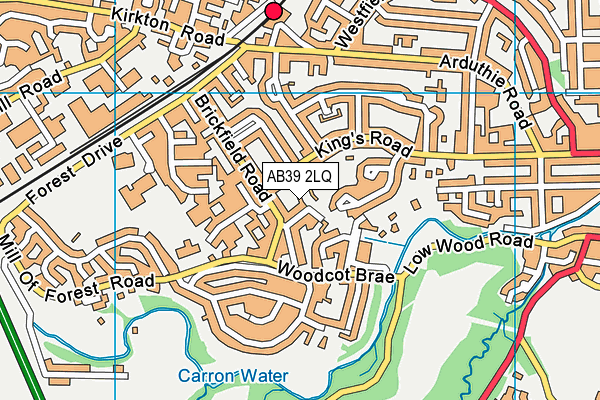 AB39 2LQ map - OS VectorMap District (Ordnance Survey) AB39 2LQ map - OS VectorMap District (Ordnance Survey)