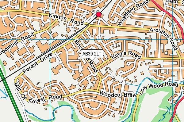 AB39 2LT map - OS VectorMap District (Ordnance Survey) AB39 2LT map - OS VectorMap District (Ordnance Survey)