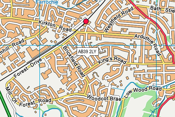 AB39 2LY map - OS VectorMap District (Ordnance Survey) AB39 2LY map - OS VectorMap District (Ordnance Survey)