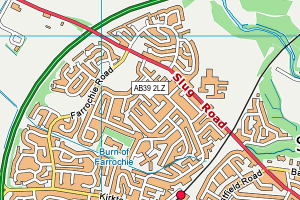 AB39 2LZ map - OS VectorMap District (Ordnance Survey) AB39 2LZ map - OS VectorMap District (Ordnance Survey)