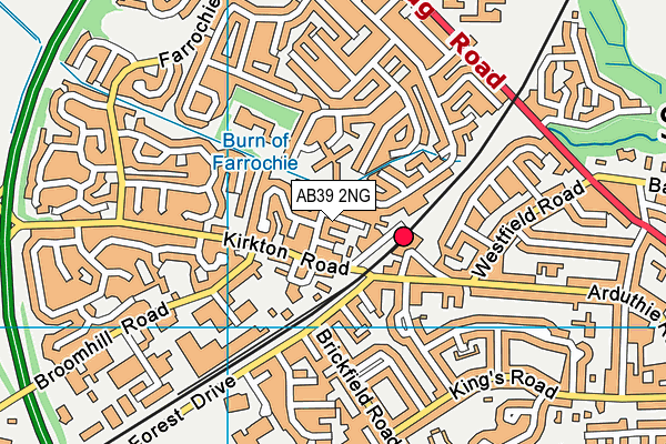 AB39 2NG map - OS VectorMap District (Ordnance Survey) AB39 2NG map - OS VectorMap District (Ordnance Survey)