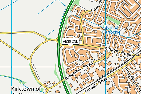 AB39 2NL map - OS VectorMap District (Ordnance Survey) AB39 2NL map - OS VectorMap District (Ordnance Survey)