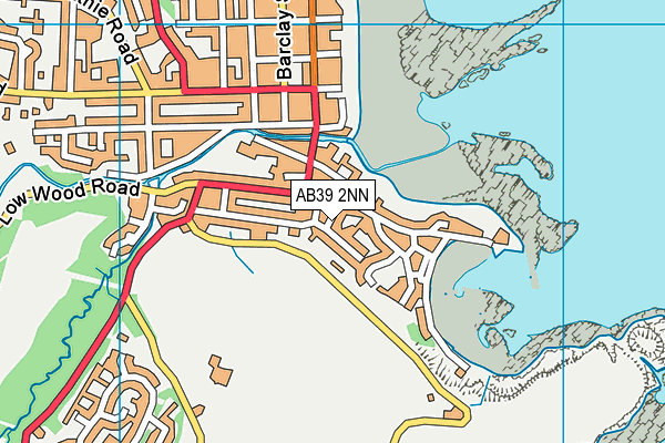 AB39 2NN map - OS VectorMap District (Ordnance Survey)
