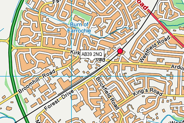 AB39 2NQ map - OS VectorMap District (Ordnance Survey) AB39 2NQ map - OS VectorMap District (Ordnance Survey)