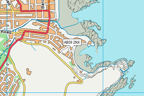 AB39 2NX map - OS VectorMap District (Ordnance Survey) AB39 2NX map - OS VectorMap District (Ordnance Survey)