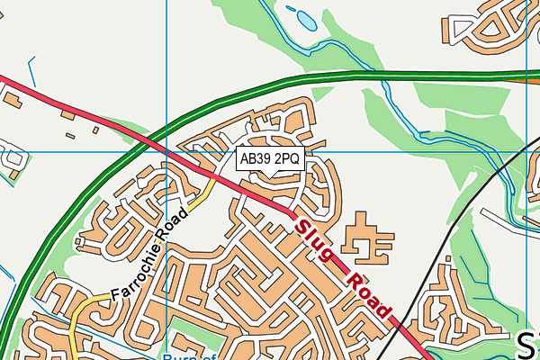 AB39 2PQ map - OS VectorMap District (Ordnance Survey) AB39 2PQ map - OS VectorMap District (Ordnance Survey)