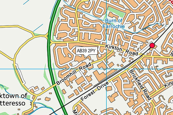 AB39 2PY map - OS VectorMap District (Ordnance Survey) AB39 2PY map - OS VectorMap District (Ordnance Survey)
