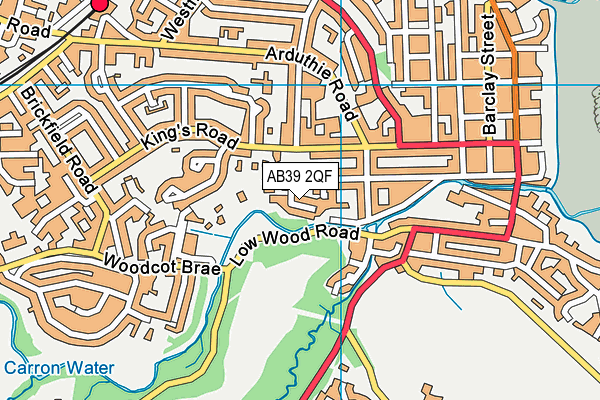 AB39 2QF map - OS VectorMap District (Ordnance Survey) AB39 2QF map - OS VectorMap District (Ordnance Survey)