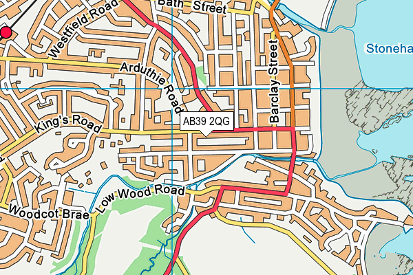 AB39 2QG map - OS VectorMap District (Ordnance Survey) AB39 2QG map - OS VectorMap District (Ordnance Survey)