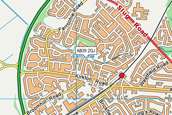 AB39 2QJ map - OS VectorMap District (Ordnance Survey) AB39 2QJ map - OS VectorMap District (Ordnance Survey)