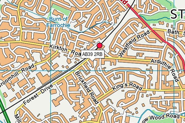 AB39 2RB map - OS VectorMap District (Ordnance Survey) AB39 2RB map - OS VectorMap District (Ordnance Survey)