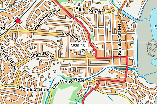 AB39 2SJ map - OS VectorMap District (Ordnance Survey) AB39 2SJ map - OS VectorMap District (Ordnance Survey)