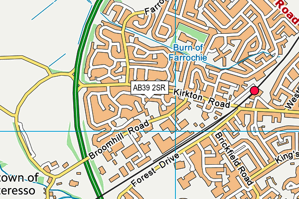 AB39 2SR map - OS VectorMap District (Ordnance Survey) AB39 2SR map - OS VectorMap District (Ordnance Survey)