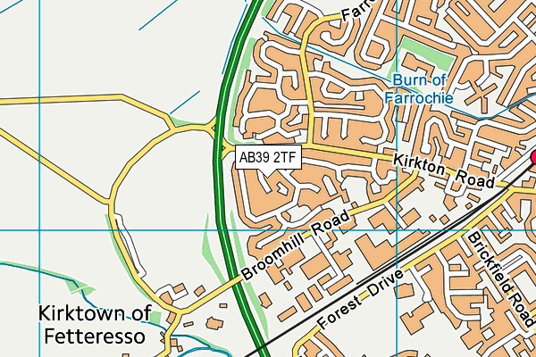 AB39 2TF map - OS VectorMap District (Ordnance Survey) AB39 2TF map - OS VectorMap District (Ordnance Survey)