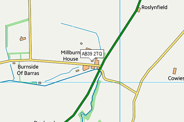 AB39 2TQ map - OS VectorMap District (Ordnance Survey) AB39 2TQ map - OS VectorMap District (Ordnance Survey)