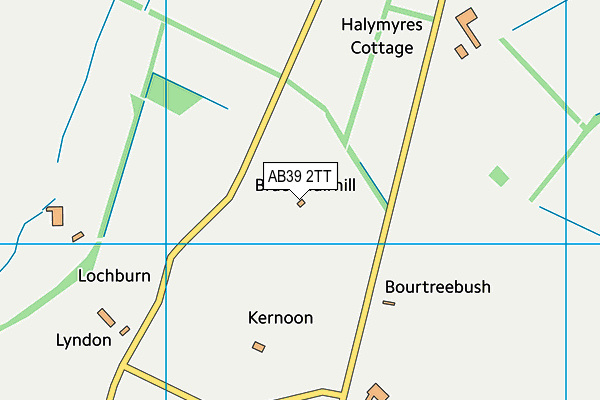 AB39 2TT map - OS VectorMap District (Ordnance Survey) AB39 2TT map - OS VectorMap District (Ordnance Survey)