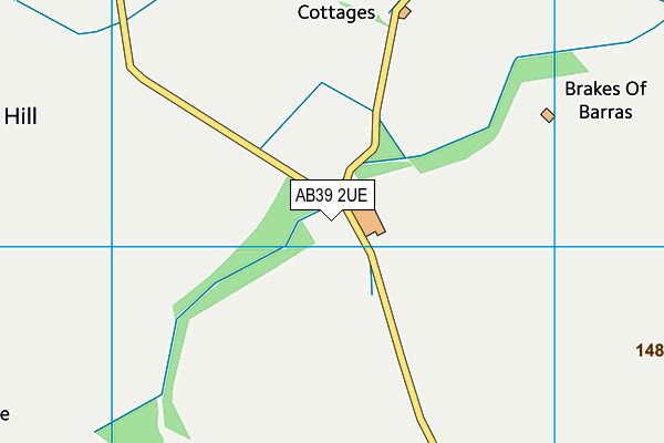AB39 2UE map - OS VectorMap District (Ordnance Survey) AB39 2UE map - OS VectorMap District (Ordnance Survey)